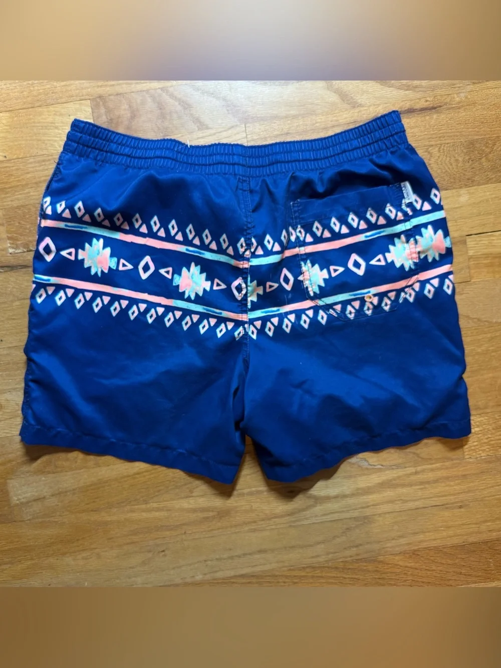 Chubbies Aztec Blue Mesh Lined Swim Trunks/Shorts